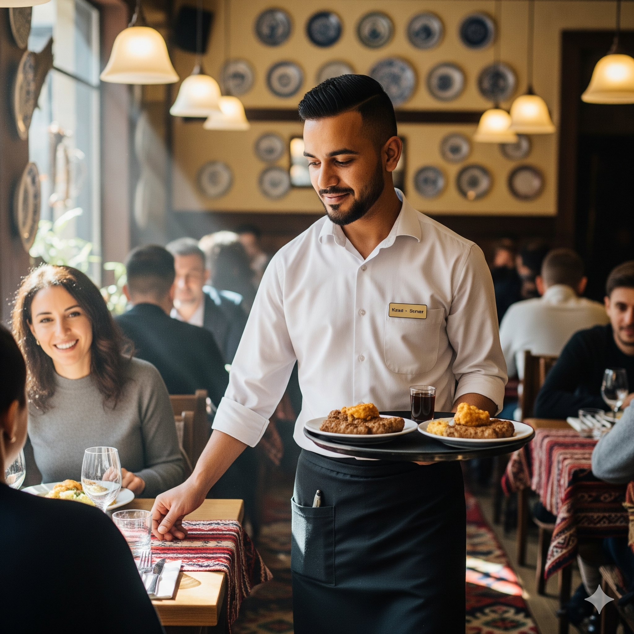 Hotel staff in Romania